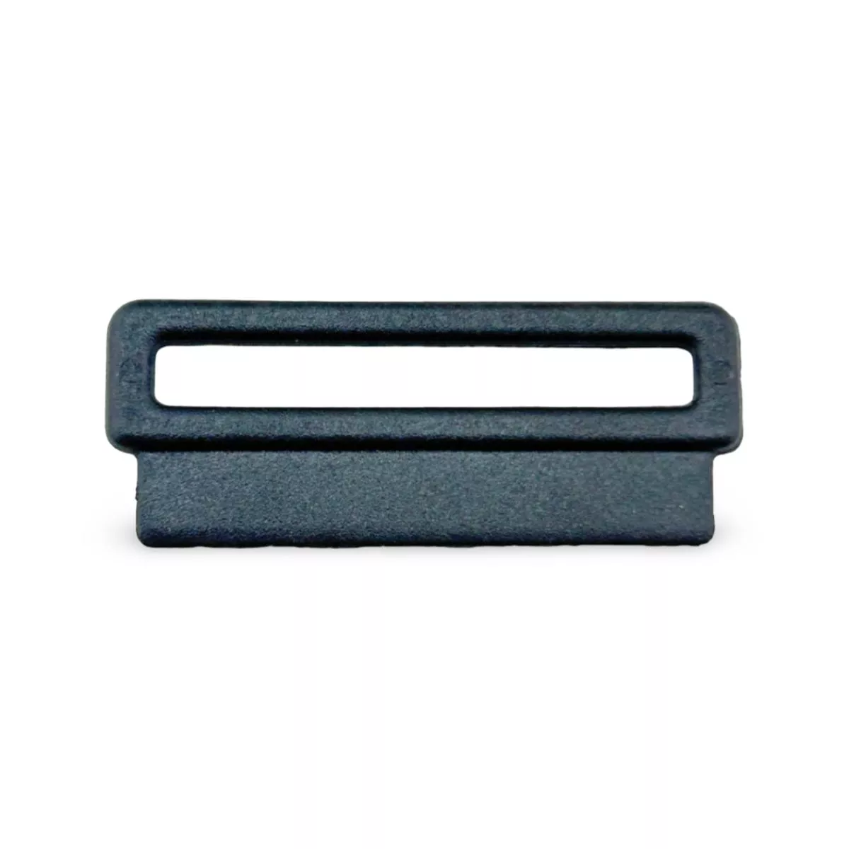 1-3/4" Black Nylon Sewable Rectangular Webbing Loop