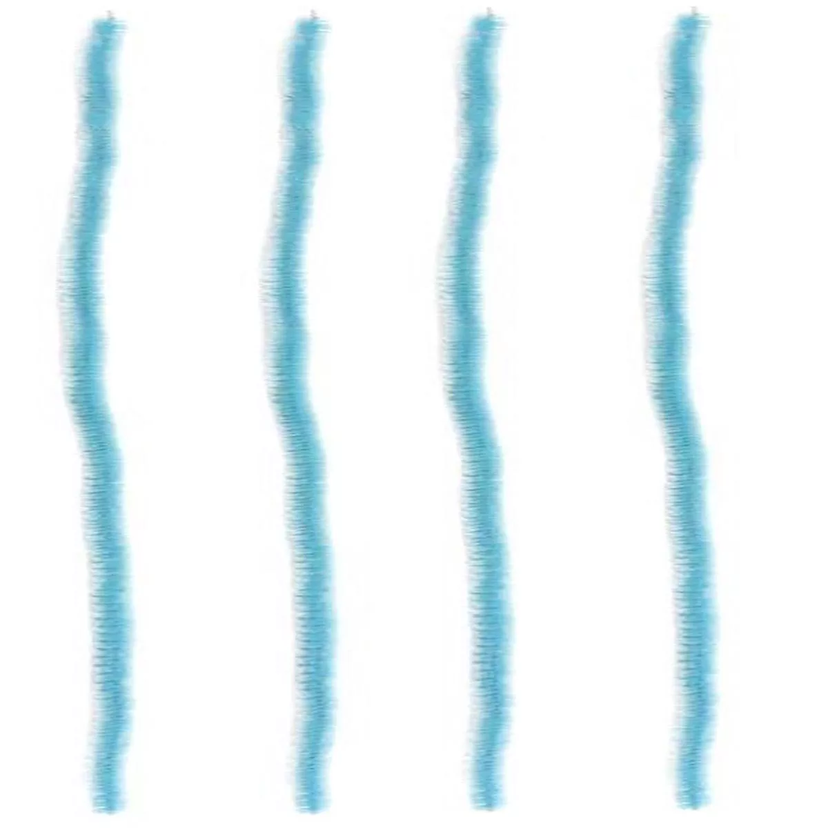 12" x 6mm Chenille Stems: Light Blue (100)