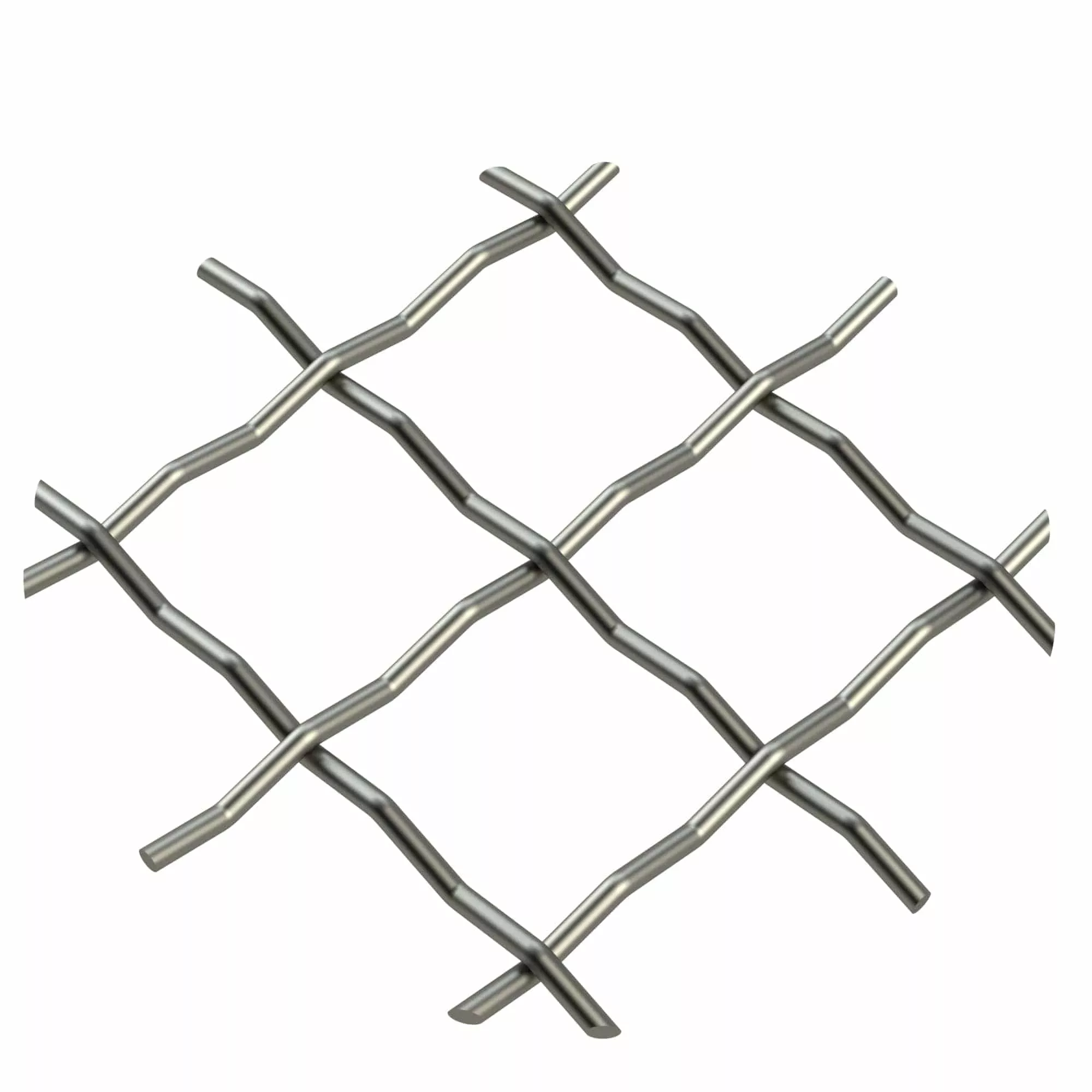 .75" Pressed Single Diamond Decorative Grille - Antique Pewter, 36" W