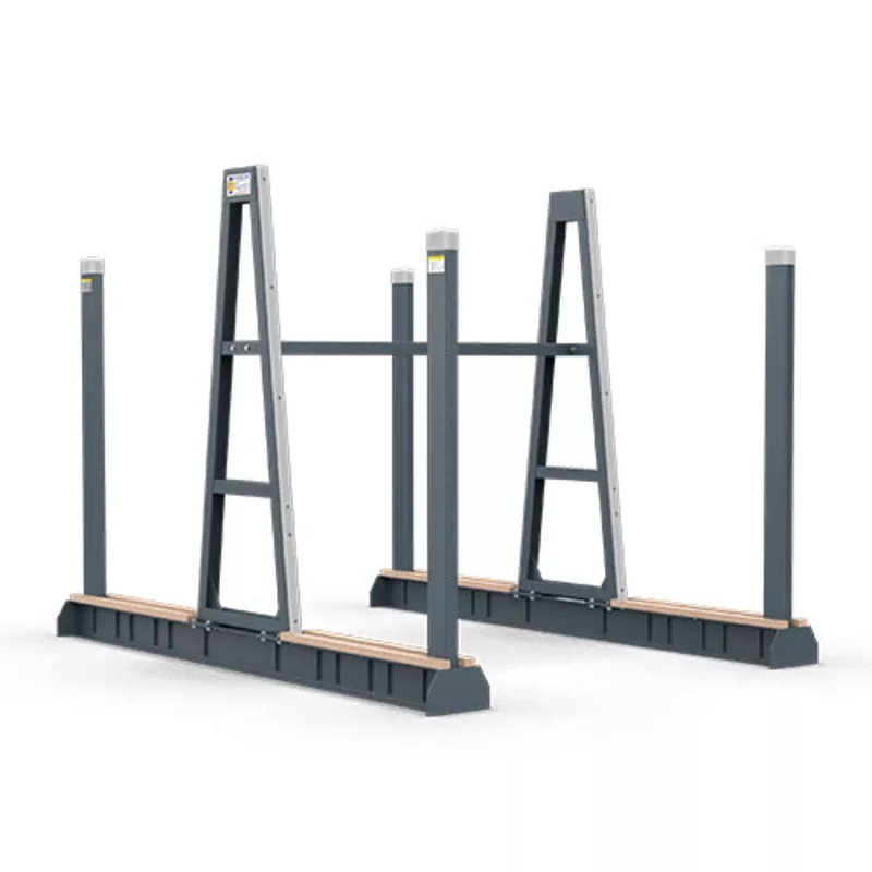 Abaco Universal A-Frame UAF for Heavy Stone Slab Storage Black