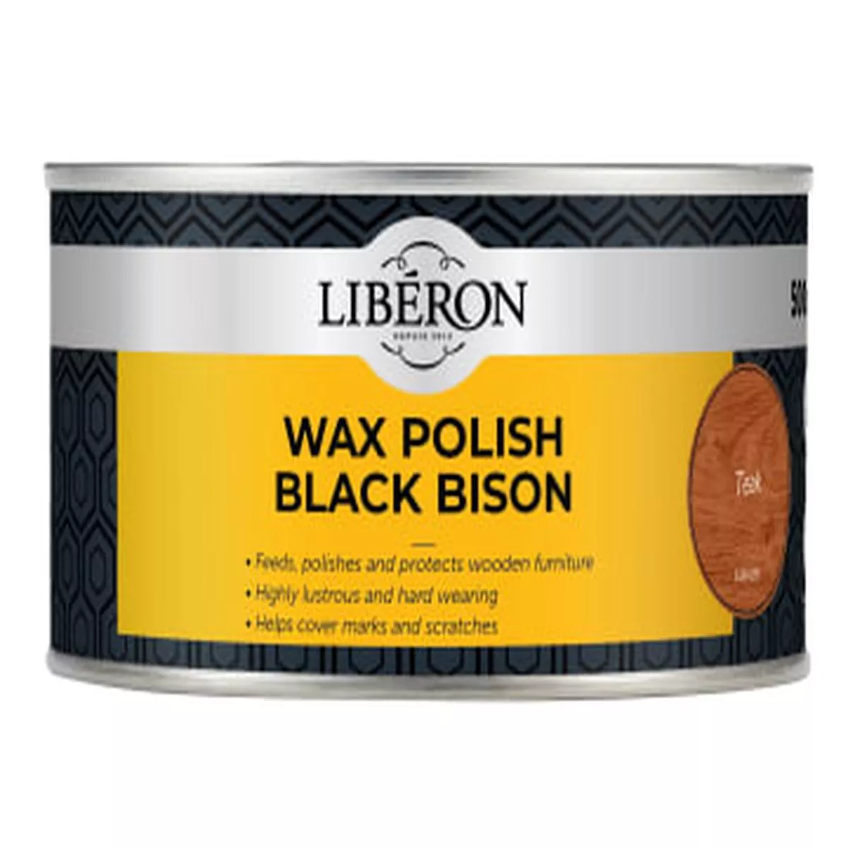 Black Bison Wax Paste Teak 500ml