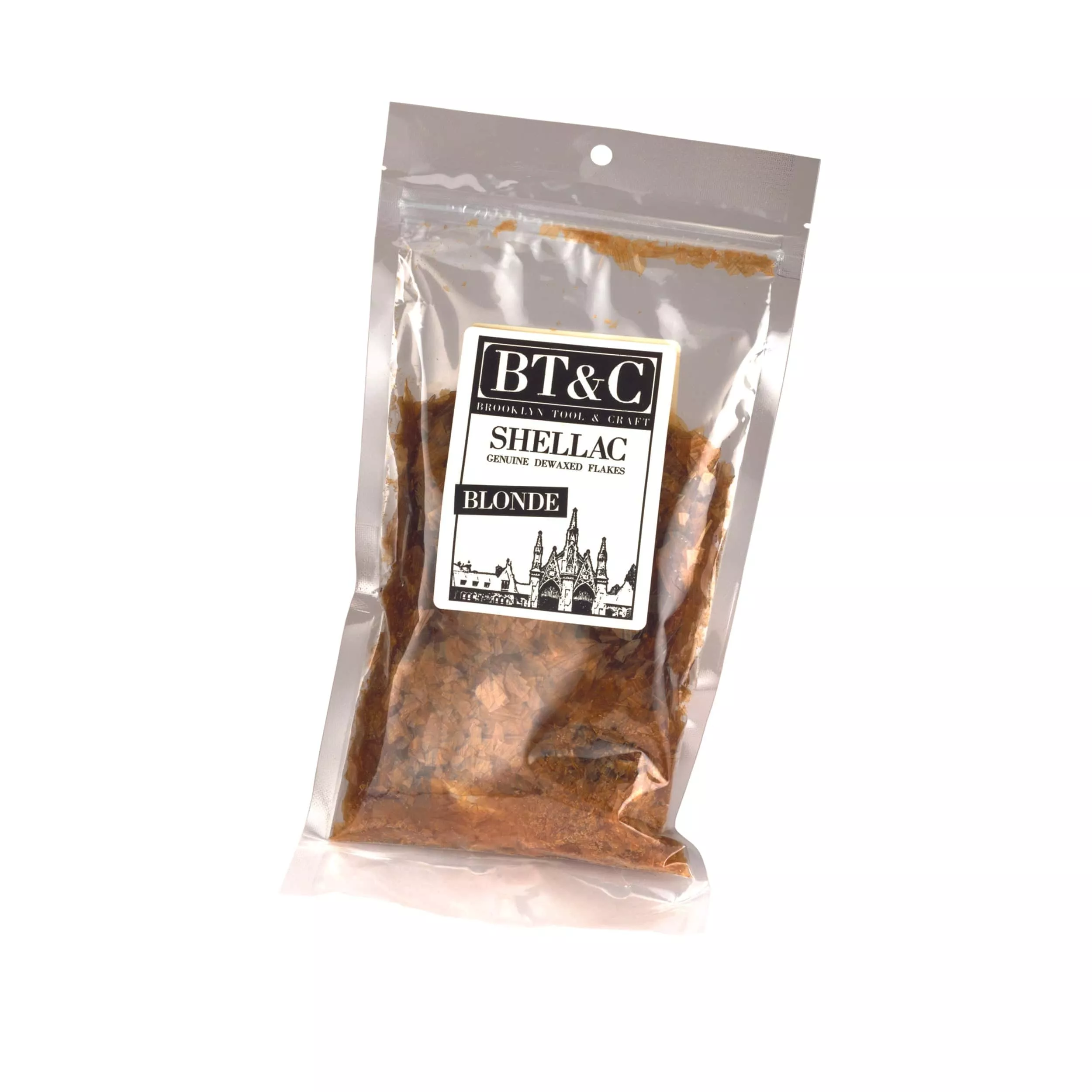 Brooklyn Tool and Craft Dewaxed Shellac Flakes or Pellets - 1/2 lb