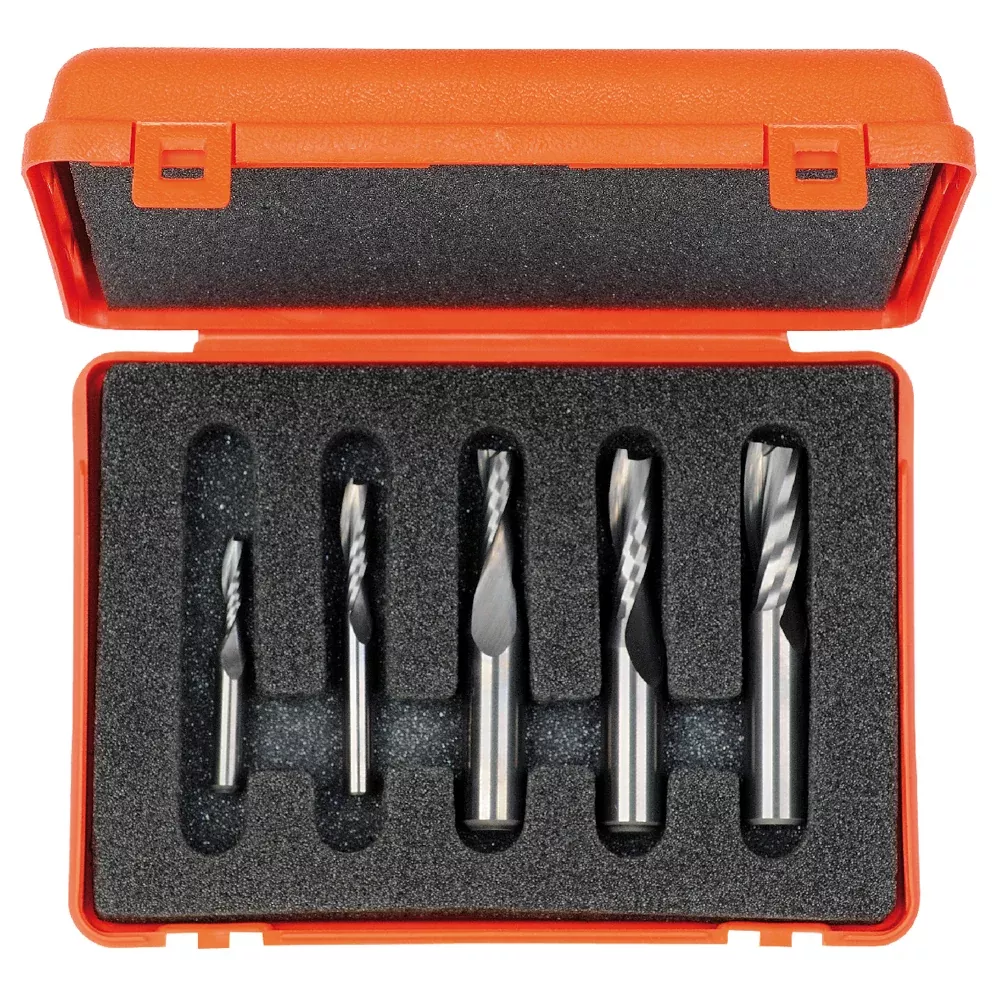 CMT 192.000.02 SOLID CARBIDE 5-PCS DOWNCUT SPIRAL BIT