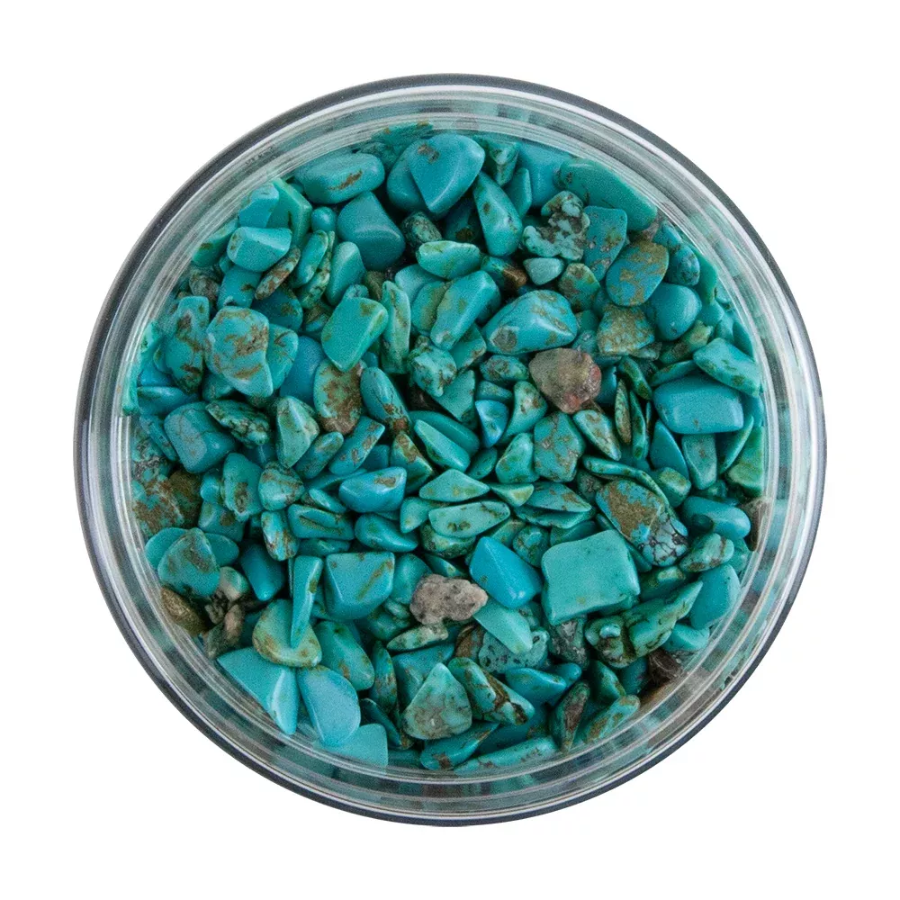 Crushed Turquoise Gemstone - 2.5 oz