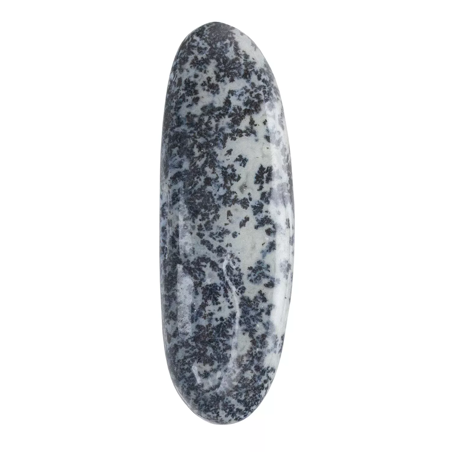 Dendritic Agate Gemstone - Freeform Cabochon 40mm x 13mm - Pkg/1