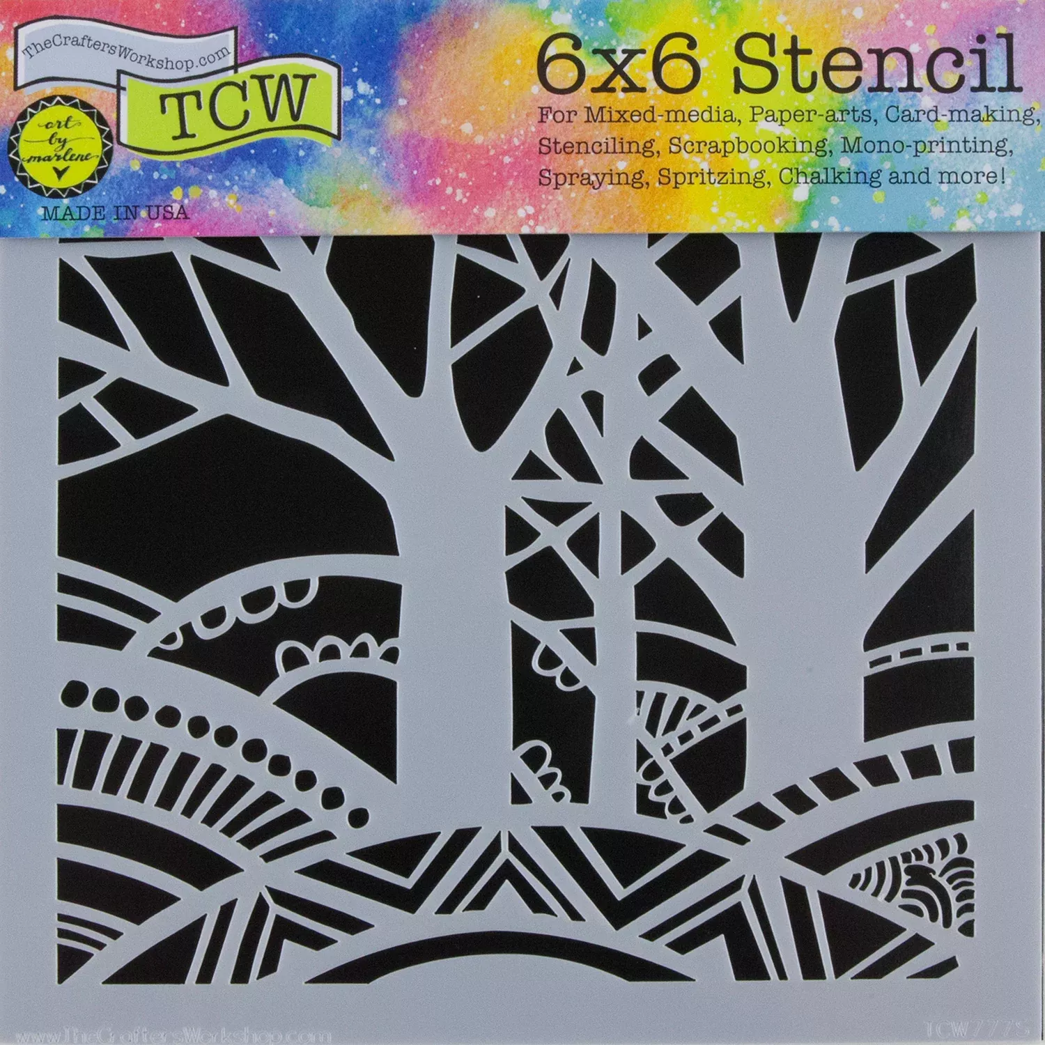 Design Stencil - Tree Paradise
