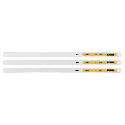 DeWalt 12" Asst. Hacksaw Blades, 3-Pack