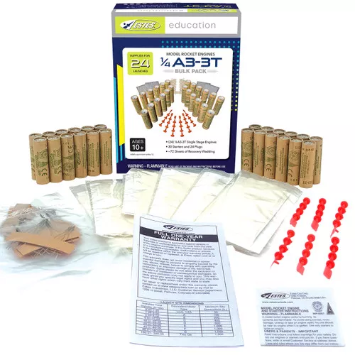 Estes Engine Bulk Pack, 1/4A3-3T