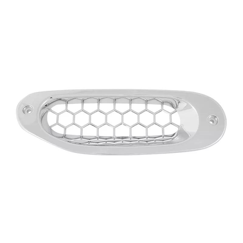 Freightliner Cascadia chrome plastic defroster vent - 1 opening