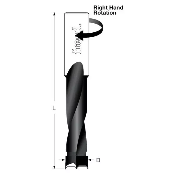 Freud BP47657R 3/16” (Dia.) Brad Point Bit