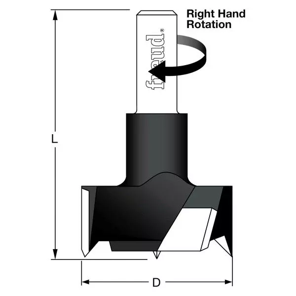 Freud CB28057R 28 mm (Dia.) Cylinder (Hinge) Bit
