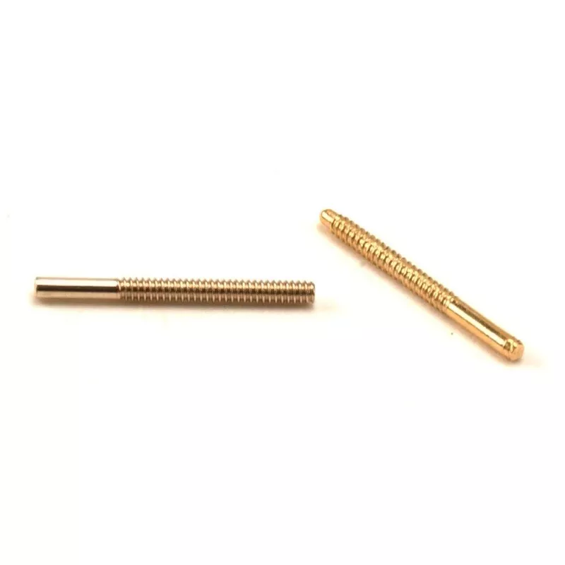 Gold Threaded Earring Posts .034" x .375"