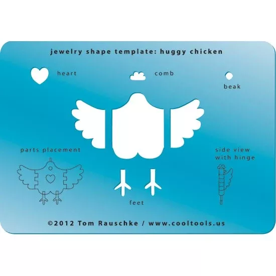 Jewelry Shape Template - Huggy Chicken