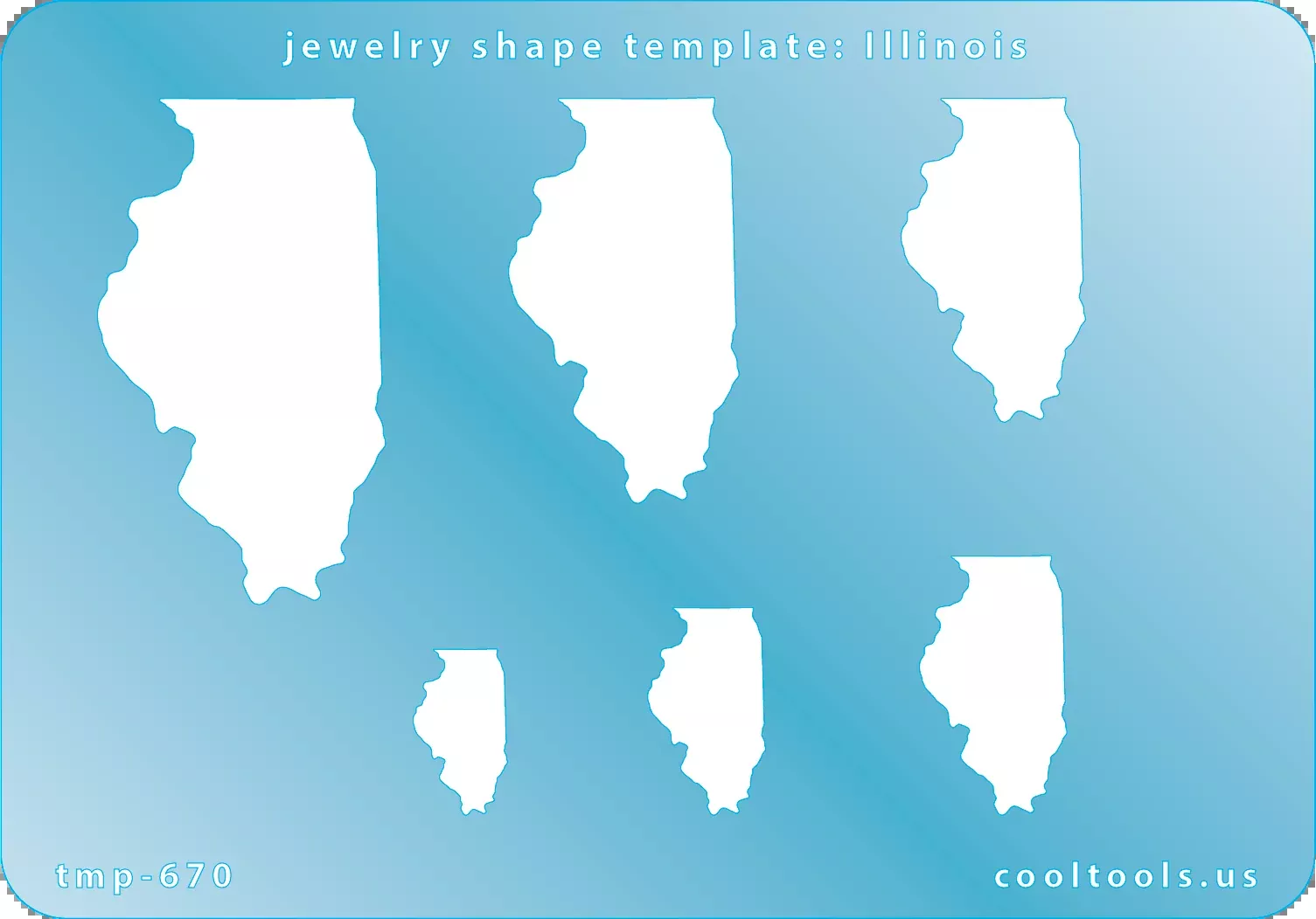 Jewelry Shape Template - Illinois