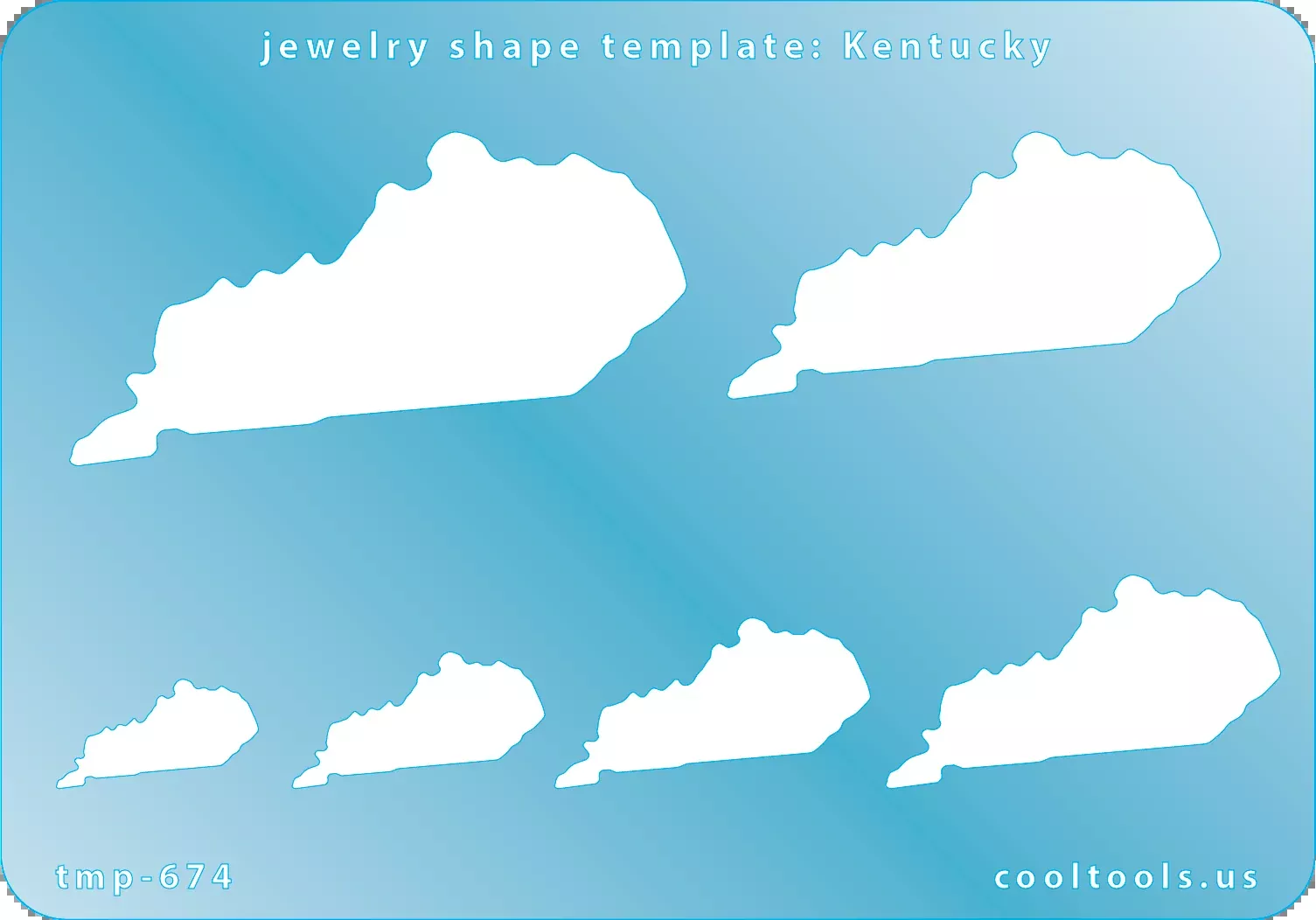 Jewelry Shape Template - Kentucky