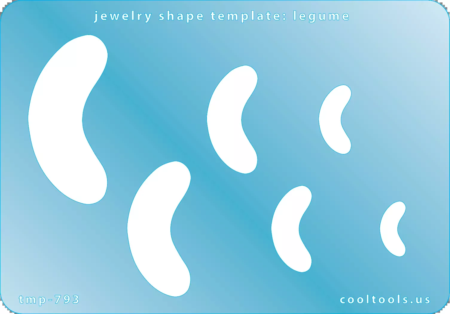 Jewelry Shape Template - Legume