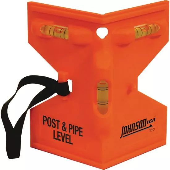Johnson 175-O Post And Pipe Level Orange