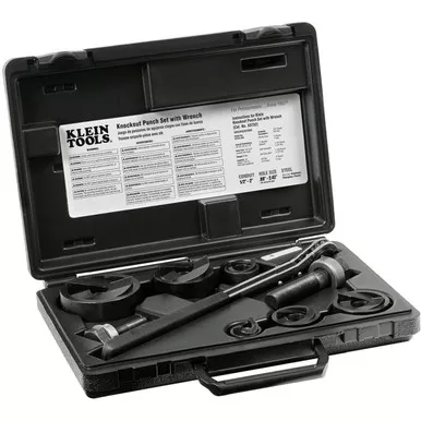 Klein 53732SEN Knockout Punch Set With Wrench