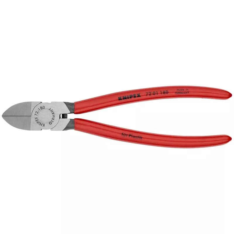 Knipex 72 01 180 Diagonal Pliers for Flush Cutting Plastics