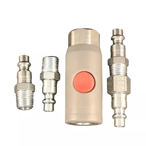 Milton M-style Push-button Safety Coupler & Plug Kit, 5-Piece