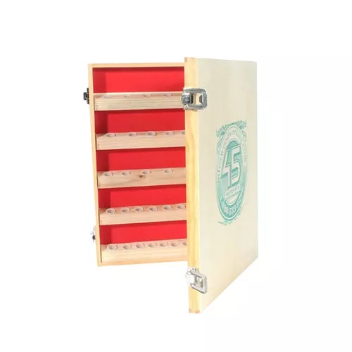 MLCS Router Bit Storage Cabinet, 45-Bit Capcity