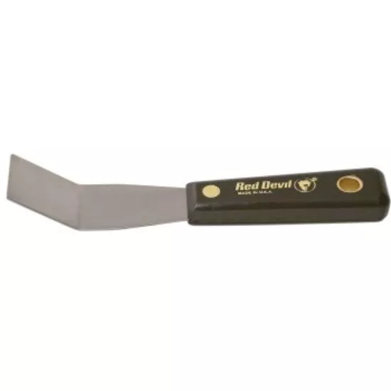 Red Devil Bent Putty Knife ~ 1 1/4"