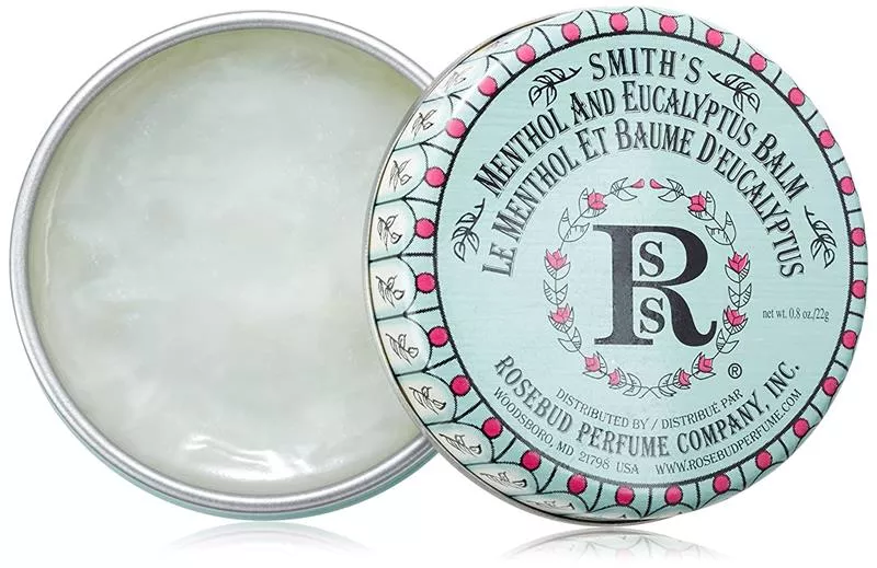 Smith's Menthol & Eucalyptus Balm - Cooling Relief Formula, 0.8 oz Tin