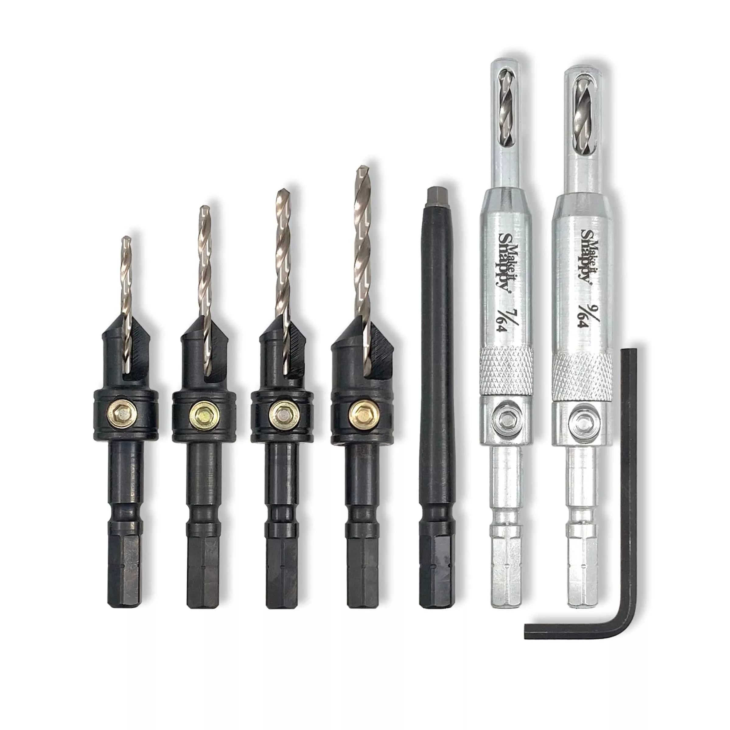 Snappy Tools Cabinet Makers Drill Bit Set for Woodworking Projects | Woodcraft
