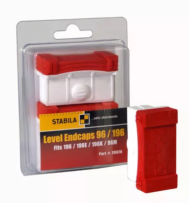 Stabila 20070 Type 196/96M Level Endcaps (2)