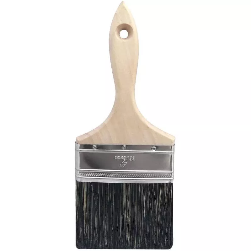 Staining & Painting Polyester Flat Brush - 4"/100 mm